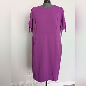 Calvin Klein Vibrant Purple Midi Dress